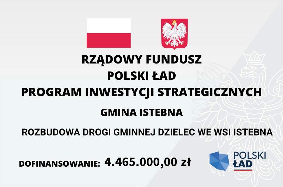 Rządowy Fundusz Polski Ład. Program Inwestycji Strategicznych.