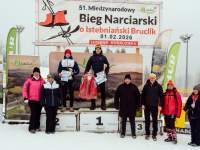 Podium zwycięzców 15 km