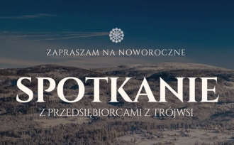 Zaproszenie na spotkanie noworoczne z przedsiębiorcami z Trójwsi
