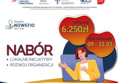 Nabór wniosków w projekcie Śląskie NOWEFIO