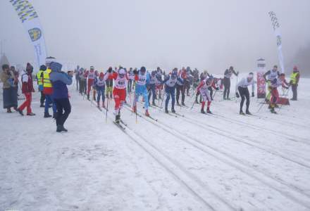 Start mężczyzn na 12 km – dopinguje Wójt Gminy Istebna Łucja Michałek