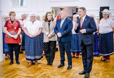 Uczestnicy Świątecznego Spotkania dla Seniorów w Koniakowie fot. M.Kuźma