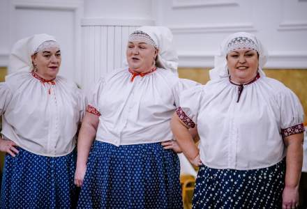 Uczestnicy Świątecznego Spotkania dla Seniorów w Koniakowie fot. M.Kuźma