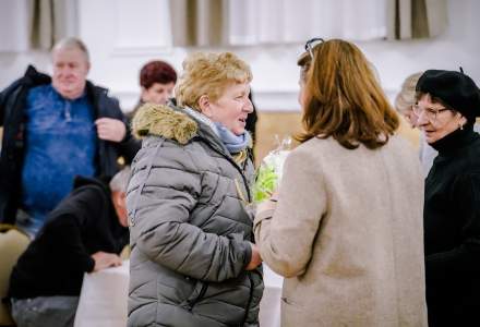 Uczestnicy Świątecznego Spotkania dla Seniorów w Koniakowie fot. M.Kuźma