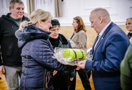Uczestnicy Świątecznego Spotkania dla Seniorów w Koniakowie fot. M.Kuźma