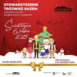 Plakat Świątecznej Wioski