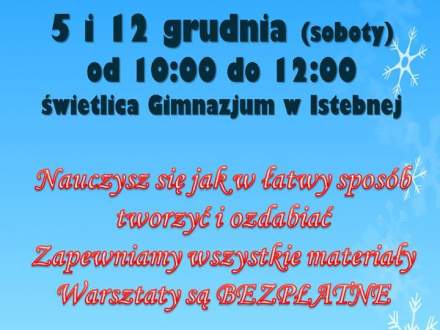 Plakat warsztatów