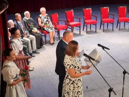 uroczystość wręczenia Laurów Ziemi Cieszyńskiej przyznanych w roku 2020