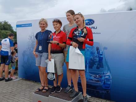 Anna Kaczmarzyk na podium Pucharu Subaru