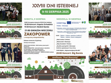 Kolaż plakatów wydarzeń