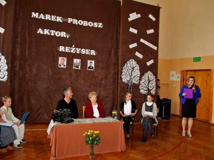 Spotkanie z aktorem Markiem Proboszem