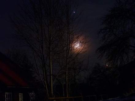 Koniunkcja Wenus - Księżyc - Jowisz (foto: Dominik Skurzok)