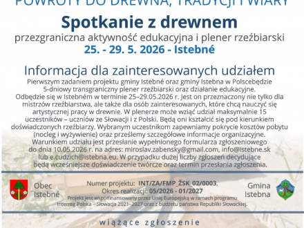 Karta zgłoszenia oraz informacje o plenerze rzeźbiarskim