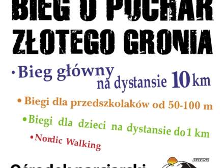 Plakat biegu