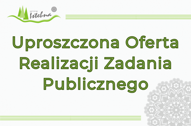 Uproszczona Oferta Realizacji Zadania Publicznego