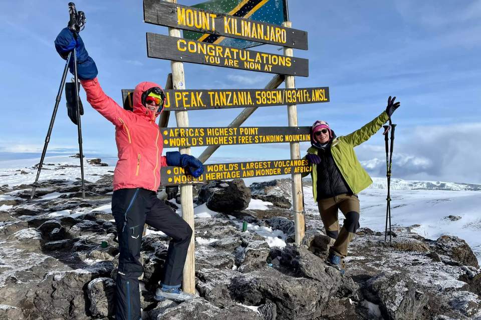 Karolina Fojcik-Pustelnik na Kilimandżaro