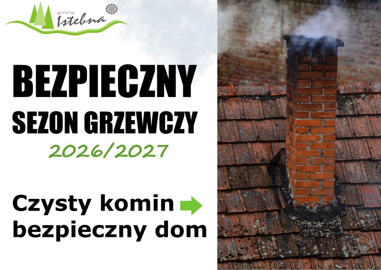 Grafika informacyjna dotycząca nadzoru właścicieli nad stanem przewodów kominowych.