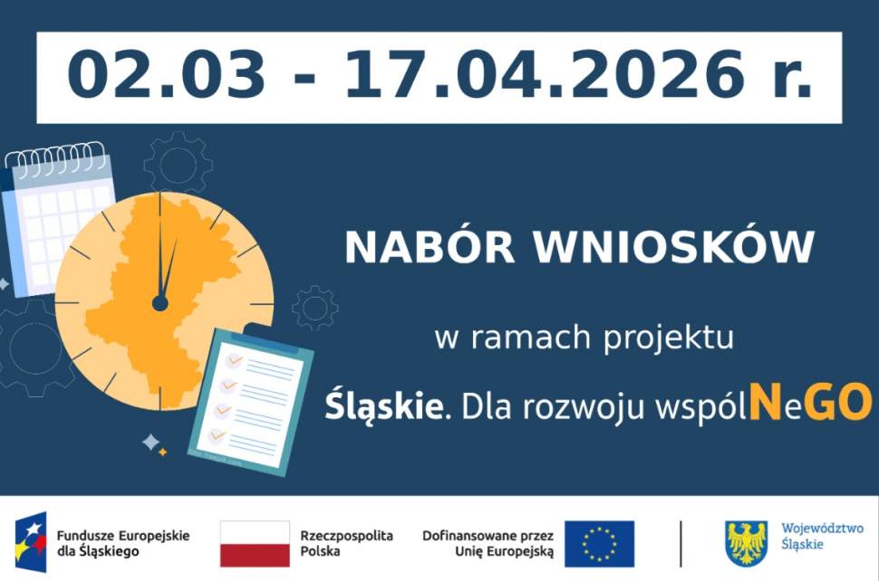 Nabór Wniosków; źródło: www.dlarozwojuwspolnego.slaskie.pl
